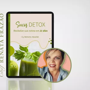 Imagem de capa para o Ebook E-book: Sucos Detox. Revitalize sua rotina em 21 dias.
