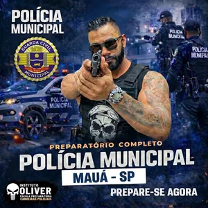 Imagem do curso 👮‍♂️ Preparatório Completo GUARDA MUNICIPAL de Mauá - SP👮‍♂️ GCM - Instituto Óliver