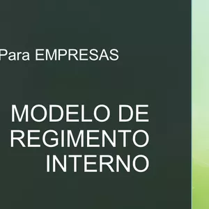 Imagem de capa para o Ebook Empresa: Modelo de Regulamento Interno