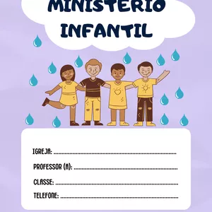 Imagem de capa para o Ebook PLANNER MINISTÉRIO INFANTIL 2024 (CAPA CHUVA DE BENÇÃOS ) 