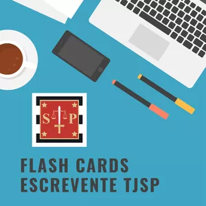 Imagem de capa para o Curso online Flash Cards - Concurso de Escrevente TJSP (Baseado no Edital de 2023)