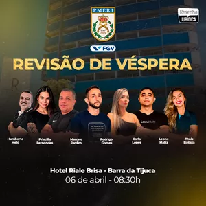 Imagem de capa para o Evento presencial Revisão de Véspera - PMERJ