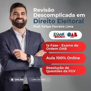 Imagem de capa para o Curso online Revisão Descomplicada em Direito Eleitoral