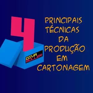 Imagem de capa para o Curso online 4 PRINCIPAIS TÉCNICAS DA PRODUÇÃO EM CARTONAGEM