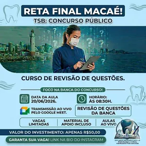 Imagem de AULÃO DE REVISÃO TSB MACAÉ criado por Eduardo Henrique Santos na hotmart