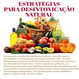 Imagem de capa para o Ebook ESTRATÉGIAS PARA DESINTOXICAÇÃO NATURAL