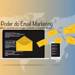 Imagem de capa para o Ebook O Poder do Email Marketing - Estratégias Avançadas para o Sucesso Digital