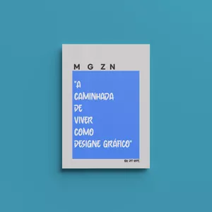 Imagem de capa para o Ebook A Caminhada de Viver como Designer Gráfico