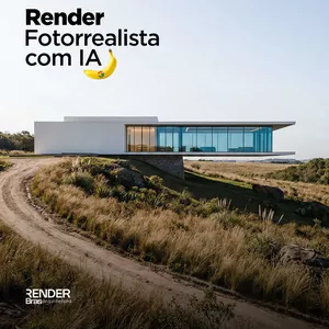 Imagem do curso MÉTODO DE RENDER COM IA DO ZERO PARA ARQUITETURA, DESIGNER DE INTERIORES E ENGENHARIA