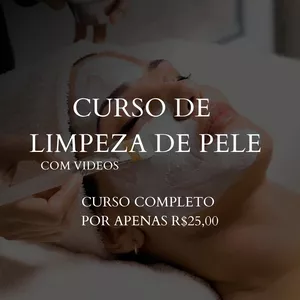 Imagem de capa para o Curso online CURSO LIMPEZA DE PELE