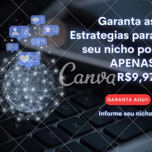 Imagem de capa para o Ebook Estratégias de Tráfego Pago e INSTAGRAM para seu NICHO