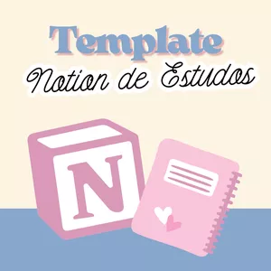 Imagem de capa para o Curso online Template - Notion de Estudos