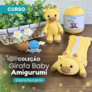 Imagem de capa para o Curso online Curso Coleção Girafa Baby Amigurumi