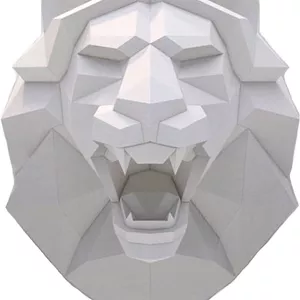 Imagen de portada para Curso online Papercraft plantilla CABEZA DE LEON