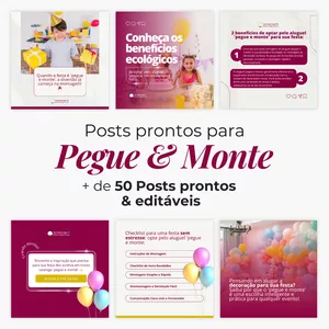 Imagem do curso PACK PEGUE E MONTE + LOCAÇÃO DE BRINQUEDOS