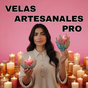 Imagen de portada para Curso online Velas Artesanales Pro: De Principiante a Experto en 9 Días