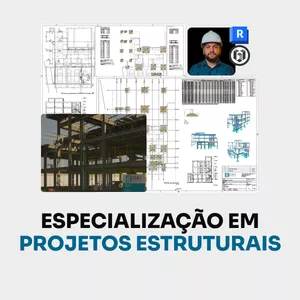 Imagem de capa para o Curso online Especialização em Projetos Estruturais