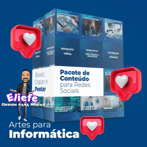 Imagem de capa para o Ebook +200 Artes para Informática