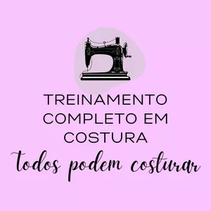 Imagem de capa para o Curso online Treinamento completo de costura com Renata Gomes