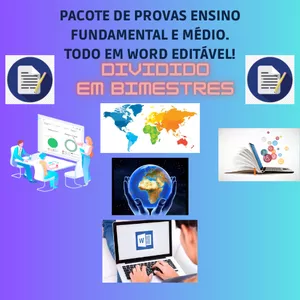 Imagem do curso PACOTE DE PROVAS PARA O ENSINO FUNDAMENTAL E MÉDIO
