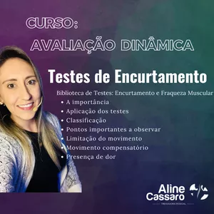 Imagem de capa para o Curso online CURSO AVALIAÇÃO DINÂMICA