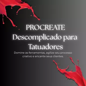 Imagem do curso PROCREATE DESCOMPLICADO PARA TATUADORES