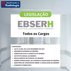 Imagem de capa para o Ebook Ebook de Legislação da EBSERH - Concurso EBSERH 2025