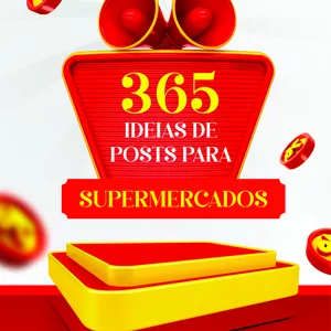 Imagem do curso 365 ideias de posts para Supermercados