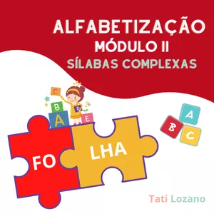 Imagem de capa para o Ebook ALFABETIZAÇÃO MÓDULO II - SÍLABAS COMPLEXAS