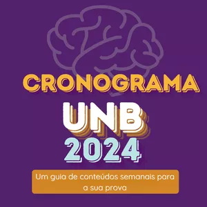Imagem de capa para o Ebook Cronograma - Vestibular UnB 2024