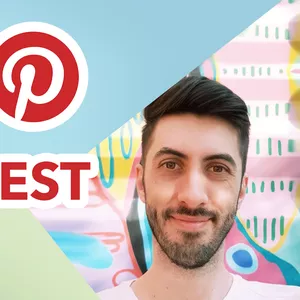 Imagem de capa para o Curso online Pinterest Ads &amp; Business do básico ao avançado
