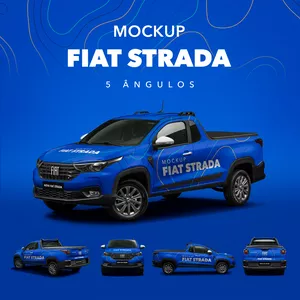 Imagem de capa para o Curso online MOCKUP FIAT STRADA - 5 ÂNGULOS