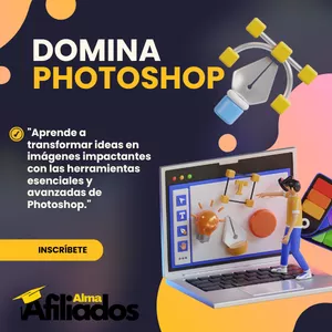 Imagen de portada para Curso online ▶ Domina Photoshop