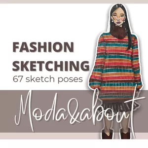 Cover image for Ebook FASHION SKETCHING