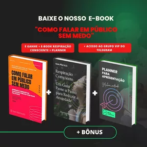 Imagem de capa para o Ebook Como Falar em Público sem Medo - Guia Prático para Se Tornar um Comunicador Eficaz + BÔNUS Exclusivos