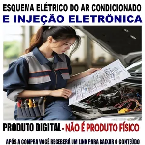 Imagem de capa para o Ebook Esquema Elétrico da Injeção Eletrônica e Ar Condicionado Uno Mille Fire 1.0 1.3 Marelli 4AFB