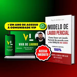 Imagem de capa para o Curso online Viva de Laudos Primeiros Passos (+ MODELO DE LAUDO 100% editável)