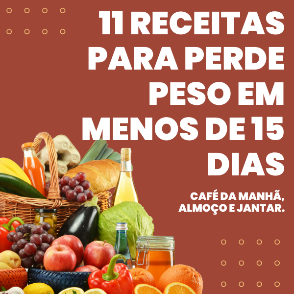Imagem do curso 11 RECEITAS PARA PERDE PESO EM MENOS DE 15 DIAS.