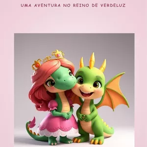 Imagem de capa para o Ebook A Princesa e o o Dragão Amigo