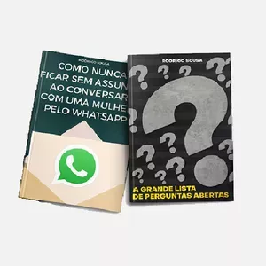 Imagem de capa para o Curso online E-book de Conquista pelo WhatsApp (Frases Prontas) + E-book com 129 Perguntas Abertas (Assuntos Infinitos)