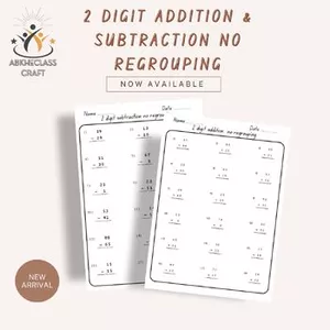 Cover image for Online course 2 Digit vertical Addition &amp; Subtraction &amp; Without Regrouping, within 100