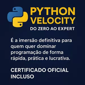 Imagem do curso Python Velocity – Do Zero ao Expert 
