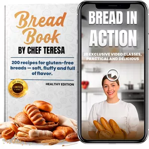 Cover image for Online course PREMIUM PLAN - 200 GLUTEN-FREE BREAD RECIPES - BY CHEF TERESA