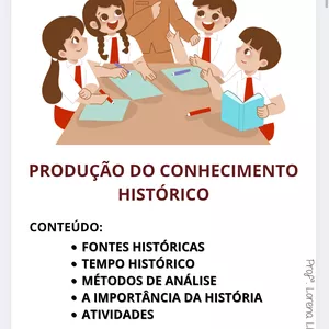 Imagem de capa para o Curso online Produção do Conhecimento Histórico Adaptado-AEE