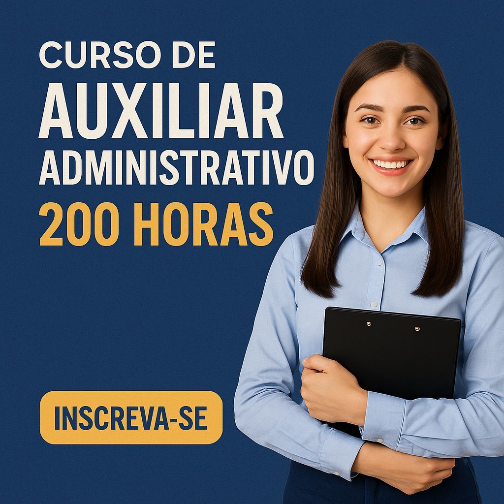 Imagem de CURSO DE CAPACITAÇÃO AUXILIAR ADMINISTRATIVO 200 HORAS criado por Instituto Educa Brasil na hotmart
