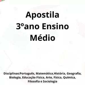 Imagem de capa para o Ebook Apostila Adaptada 3ºano Ensino Médio