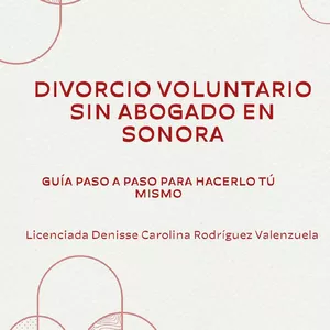 Imagen de portada para Ebook DIVORCIO SIN ABOGADO EN SONORA