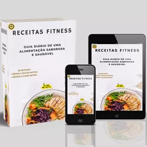 Imagem de capa para o Ebook "RECEITAS FITNESS: GUIA DIÁRIO DE UMA ALIMENTAÇÃO SABOROSA E SAUDÁVEL"