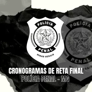 Imagem de capa para o Ebook Cronogramas de Reta Final - Polícia Penal de Minas Gerais