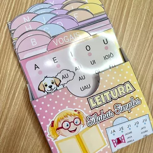 Imagem de capa para o Ebook Fichas Leitura Sílabas Simples 